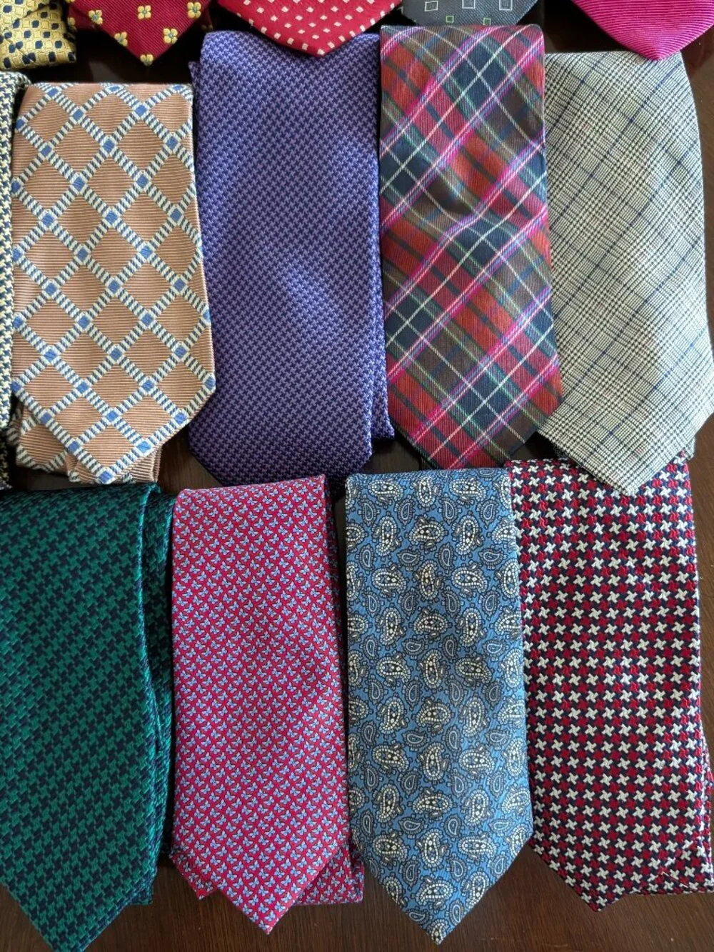 Handmade England Ties Gieves Hawkes Charles Hill Hilditch Key Seaward Stearn